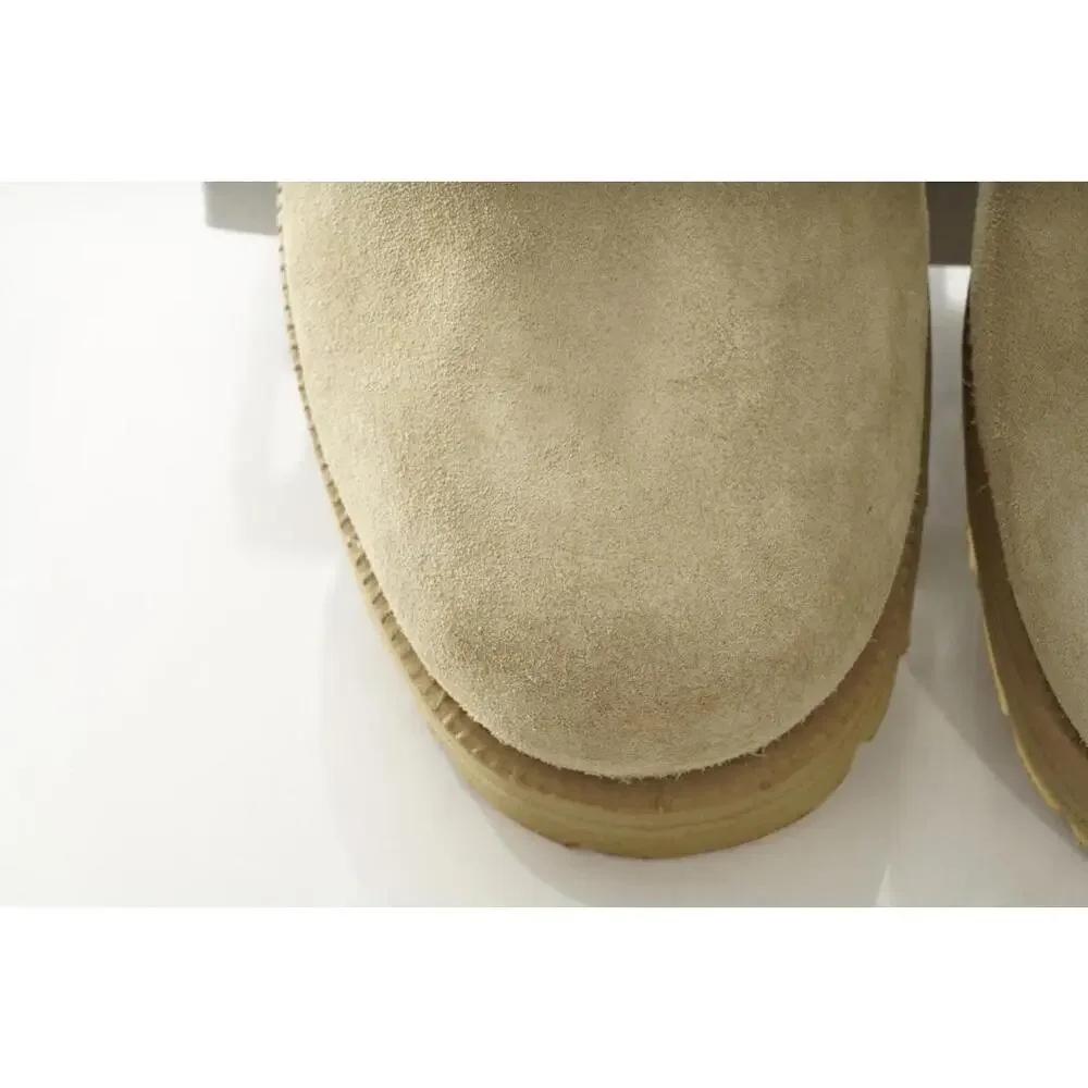 Military Desert Tan Suede Boots With Vibram Soles Men's Sz 6.5R Shoes